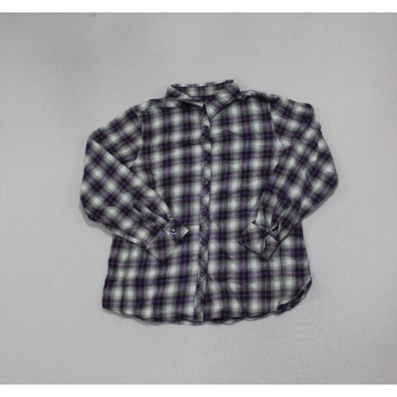 C.E Schmidt Workwear Women Blue Plaid Flannel Size Large - Picture 1 of 7